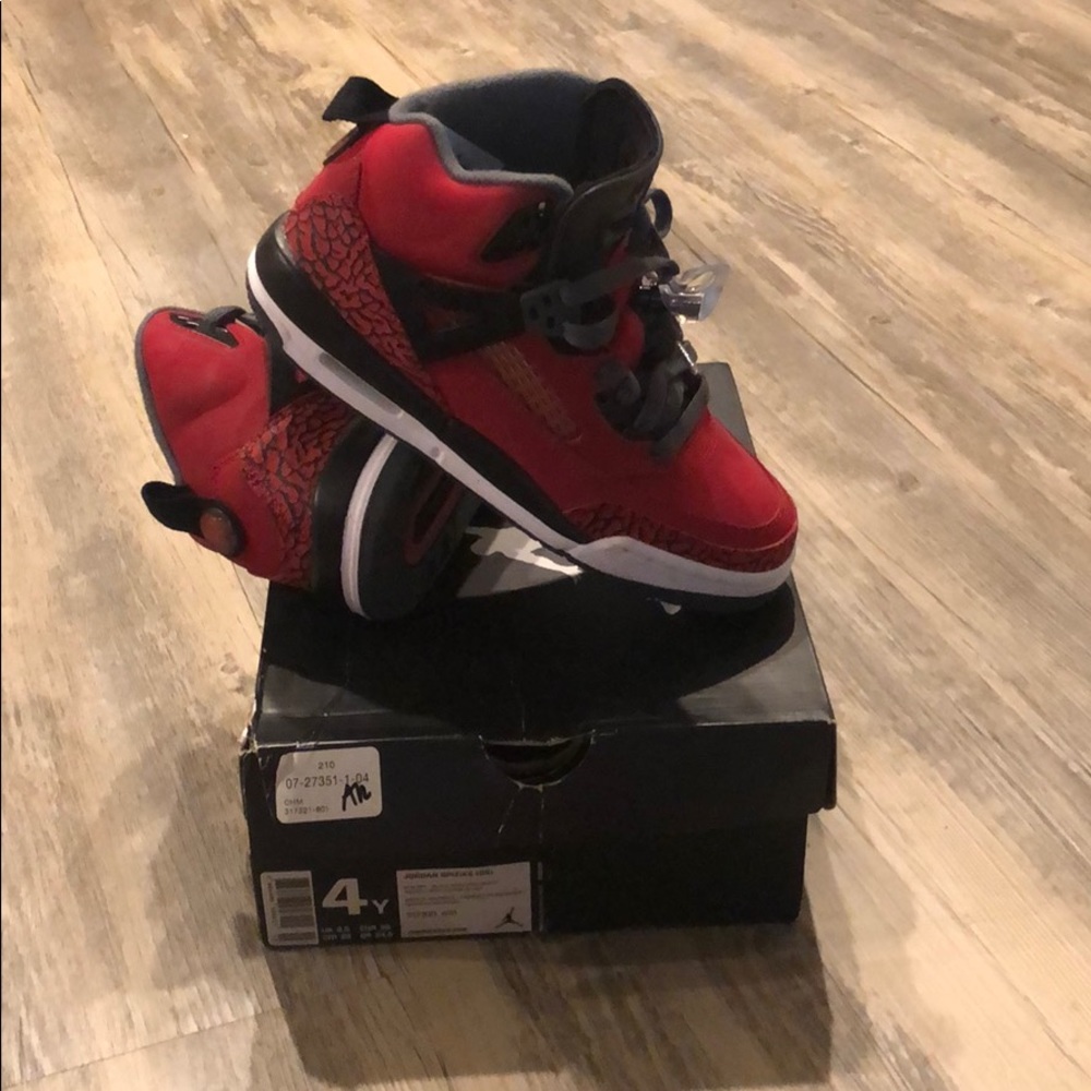 Jordan Red Spizike Sneakers